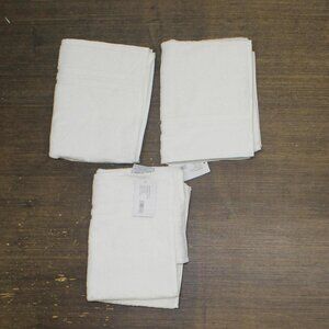 NEW Linum Home Textiles Turkish Cotton Denzi 3-Piece Hand Towel Set White 16x30